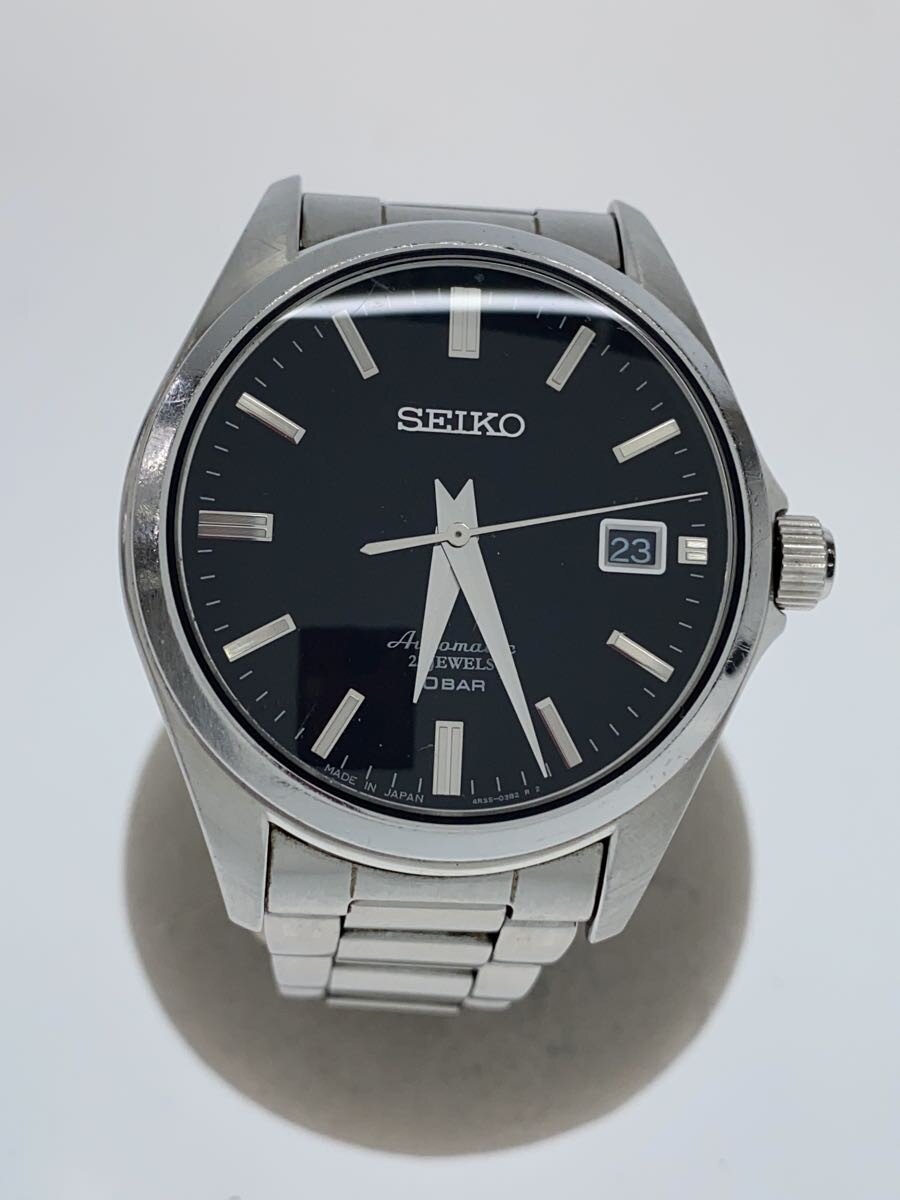 【中古】SEIKO◆自動巻腕時計/アナログ/BLK/SLV/4R35-03X0【服飾雑貨他】｜2ｎｄ STREET 店