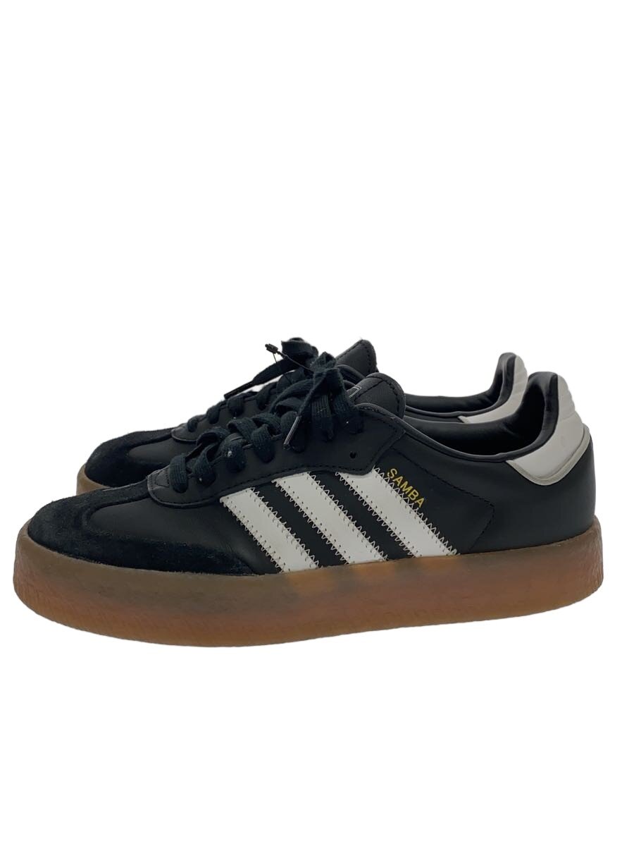 【中古】adidas◆SAMBAE_サンバ/24.5珊/BLK//【シューズ】