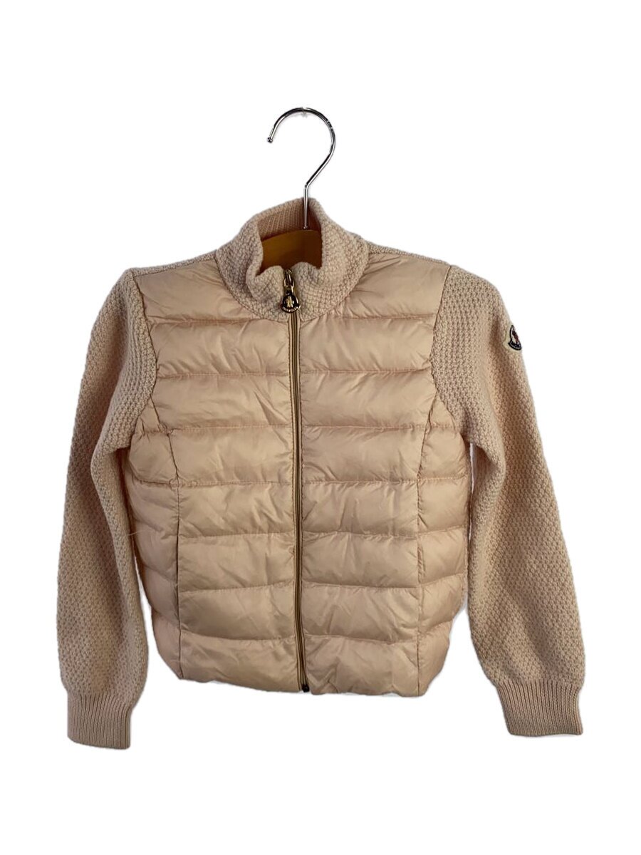 【中古】MONCLER◆Size6/MAGLIA TRICOT CARDI/上衣/ナイロン/PNK/D29549453105 9699C【キッズ】