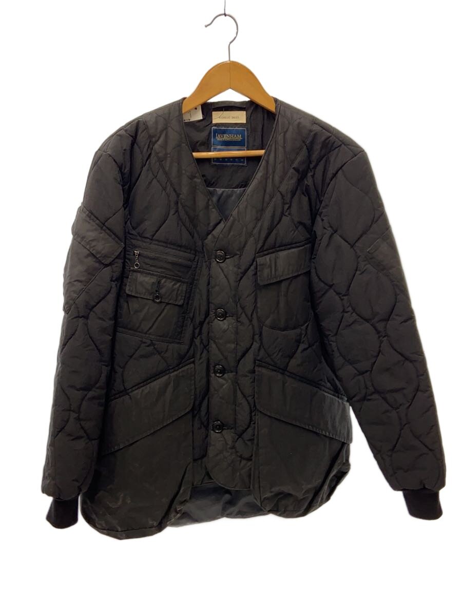 【中古】LAVENHAM◆キルティング上衣/S/ポリエステル/BLK/CO10 2YA【メンズウェア】