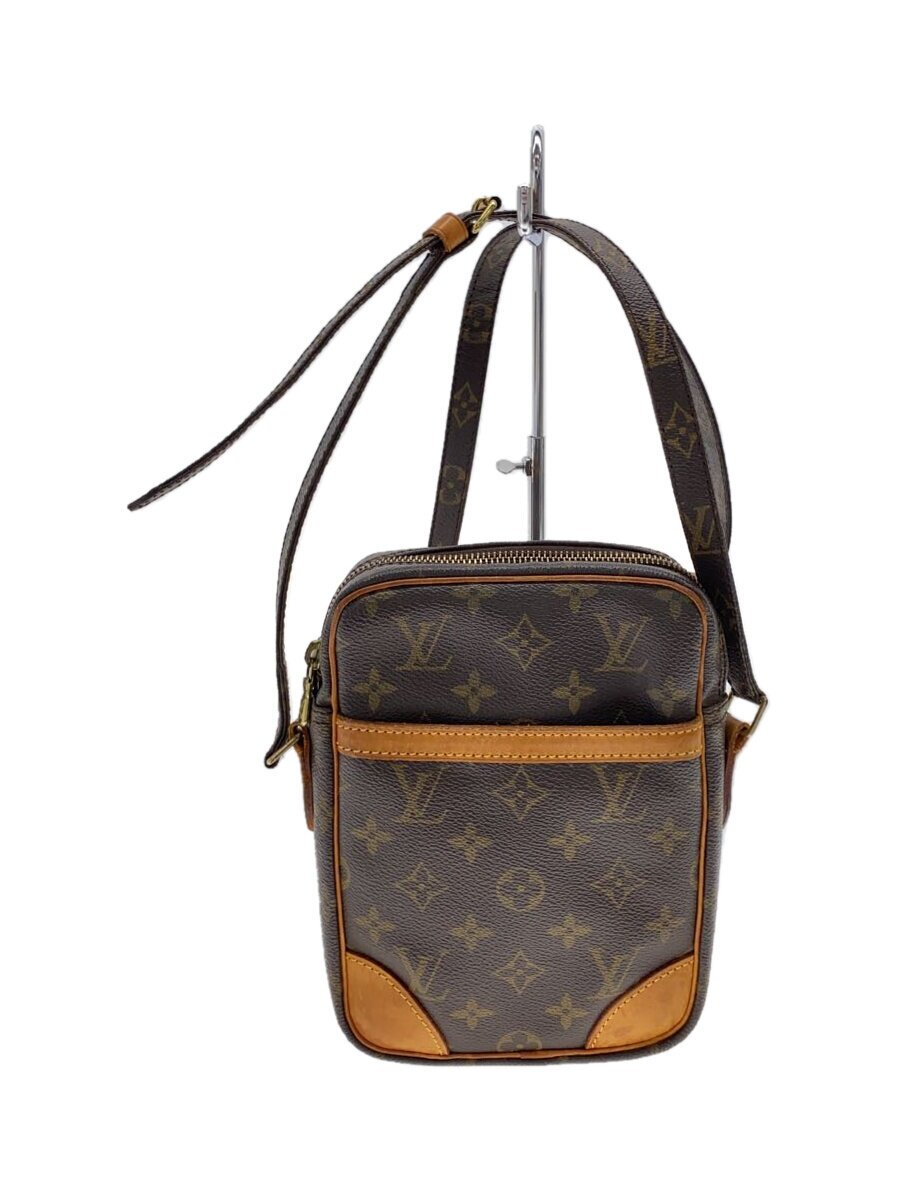 【中古】LOUIS VUITTON◆2)ダヌーブ_モノグラム・帆布_BRW/PVC/BRW/総柄【御徒面子】