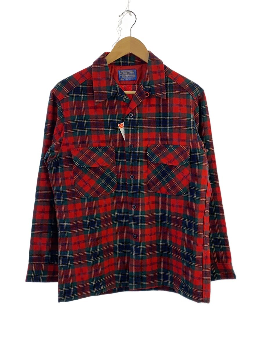 【中古】PENDLETON◆ネルシャツ/M/ウール/RED/チェック【メンズウェア】｜2ｎｄ STREET 店
