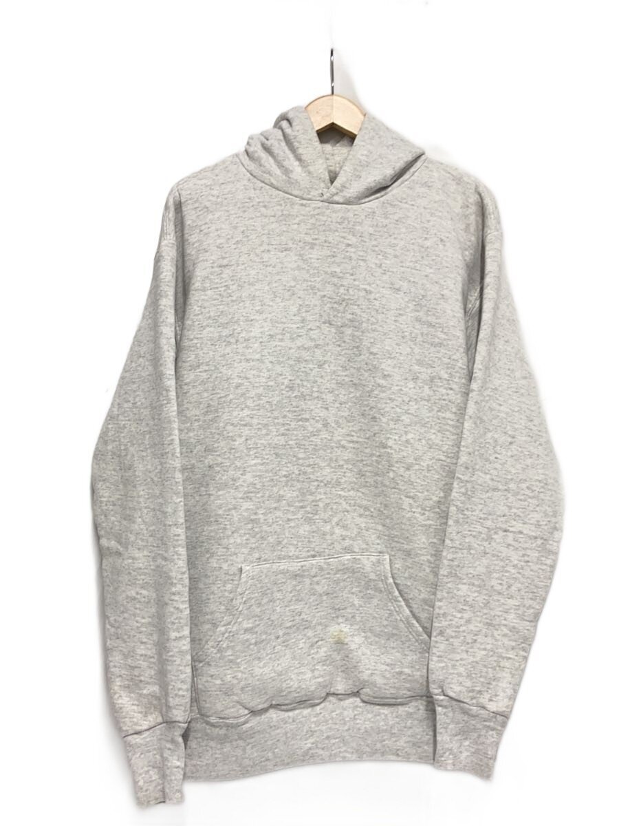 【中古】RUSSELL ATHLETIC◆90s/ダブル人間の顔/USA製/向こう正面シミ有//XXL/綿織物/GRY/無地//【メンズウェア】