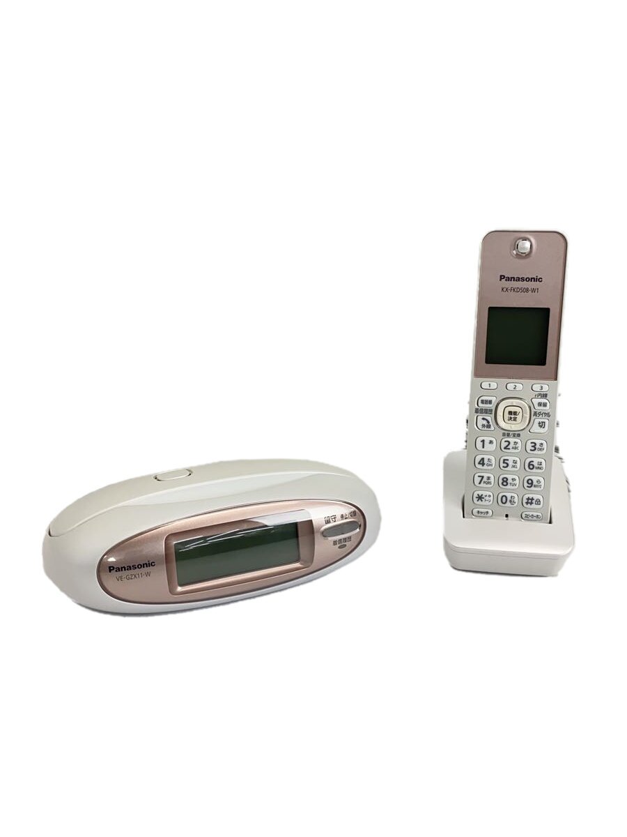 【中古】Panasonic◆電話機 RU・RU・RU VE-GZX11DL-W [パールホワイト]【家電・ビジュアル・オーディオ】