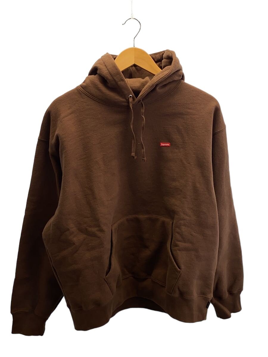 【中古】Supreme◆small box logo sweatshirt/パーカー/M/綿織物/BRW【メンズウェア】