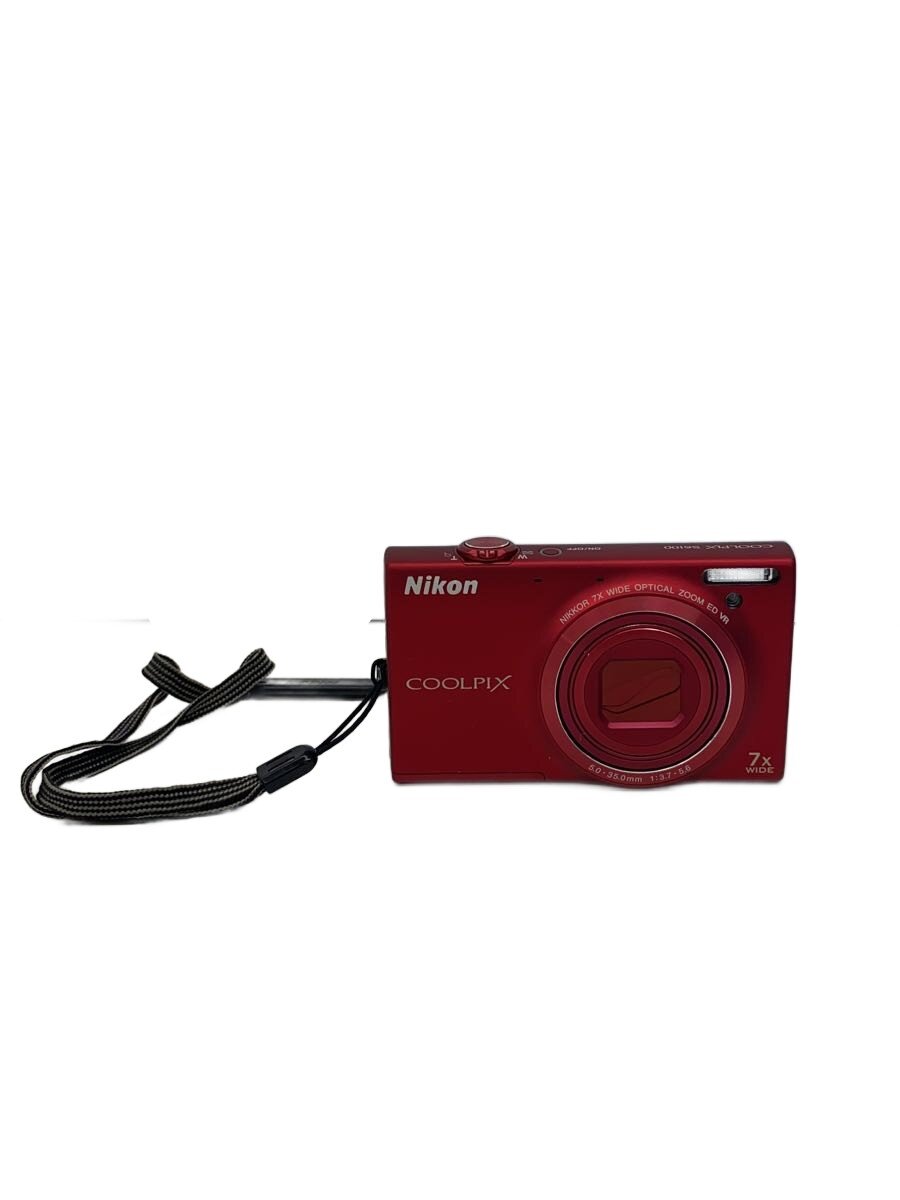 【中古】Nikon◆デジタルカメラ COOLPIX S6100 [スーパーレッド]//【カメラ】｜2ｎｄ STREET 店