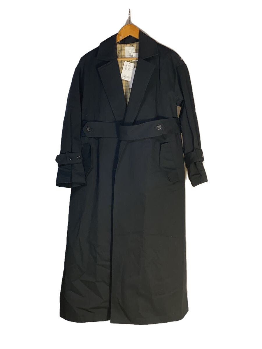 【中古】U by SPICK\u0026SPAN◆厚地の外套/FREE/綿織物/BLK/22-020-212-1000-1-0【レディース御召しもの】