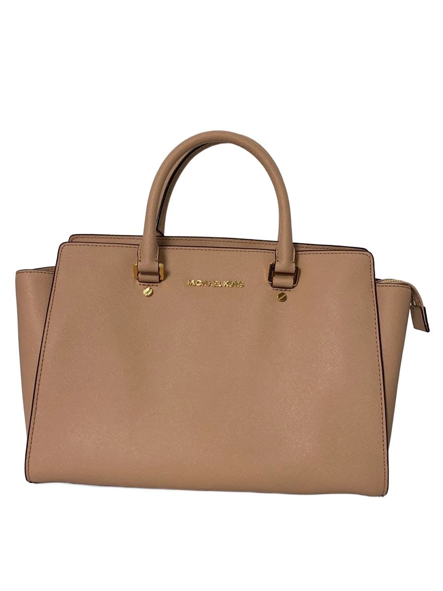 【中古】MICHAEL KORS◆ショルダーバッグ/なめし革/無地/30S3GLMS7L【御徒面子】