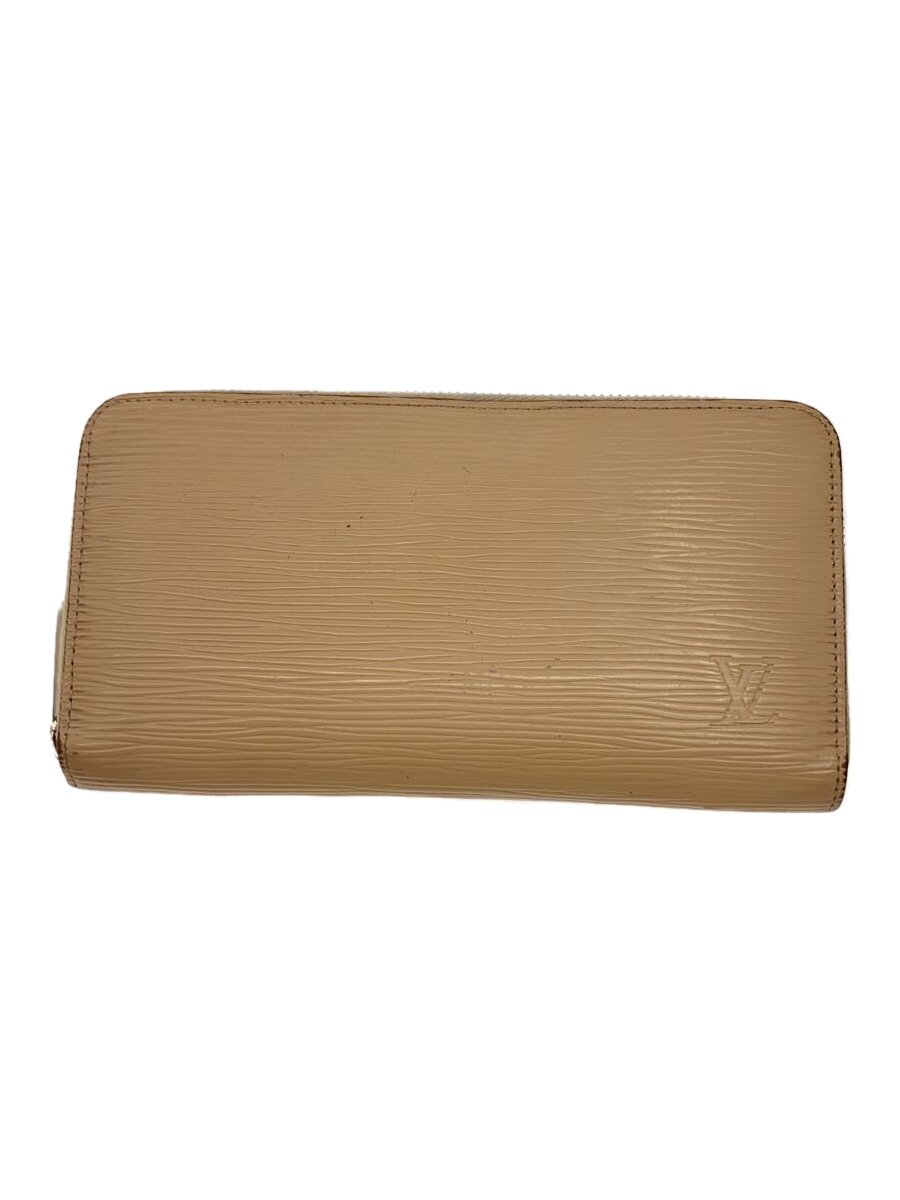【中古】LOUIS VUITTON◆長紙入れ/なめし革/CRM/レディース【服飾雑貨他】