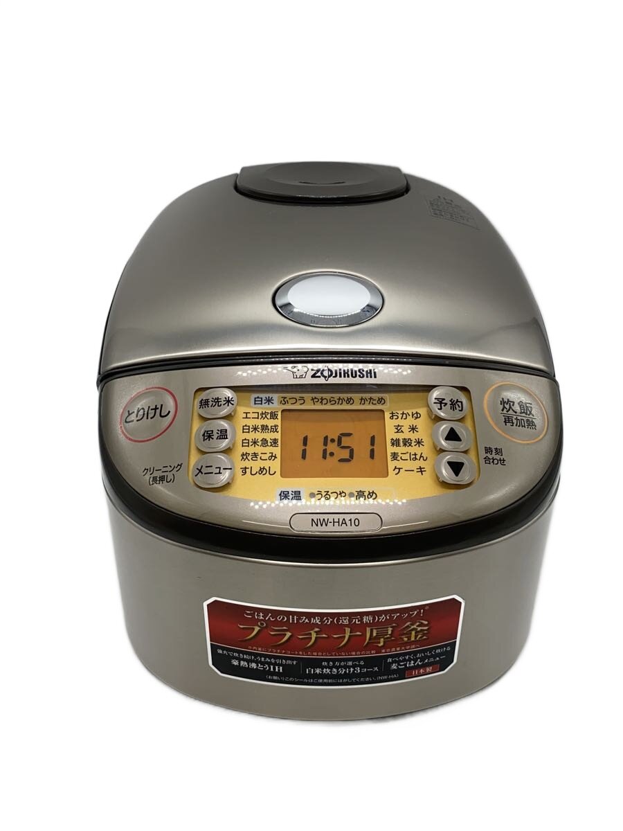 【中古】ZOJIRUSHI◆炊飯器 NW-HA10-XA//【家電・視覚的・オーディオ】