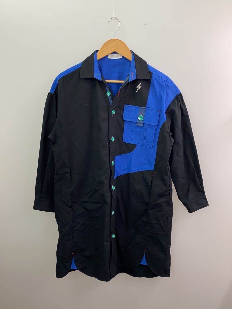 【中古】KANSAI YAMAMOTO◆プルオーバー衣装/L/綿織物/BLU【レディース御召しもの】