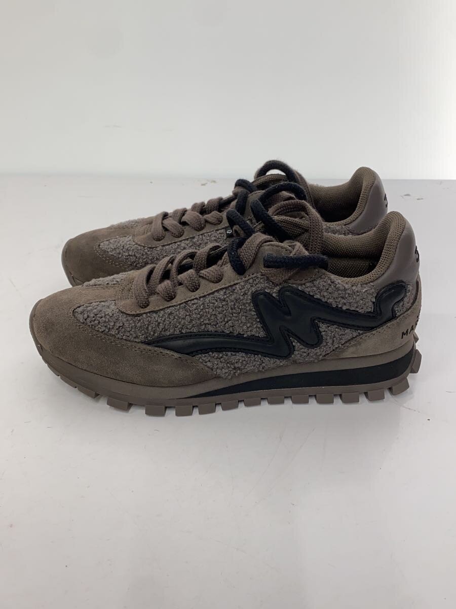 【中古】MARC JACOBS◆ローカットスニーカー/赤銅色/茶/モカ/ボア/フリース/秋冬【シューズ】
