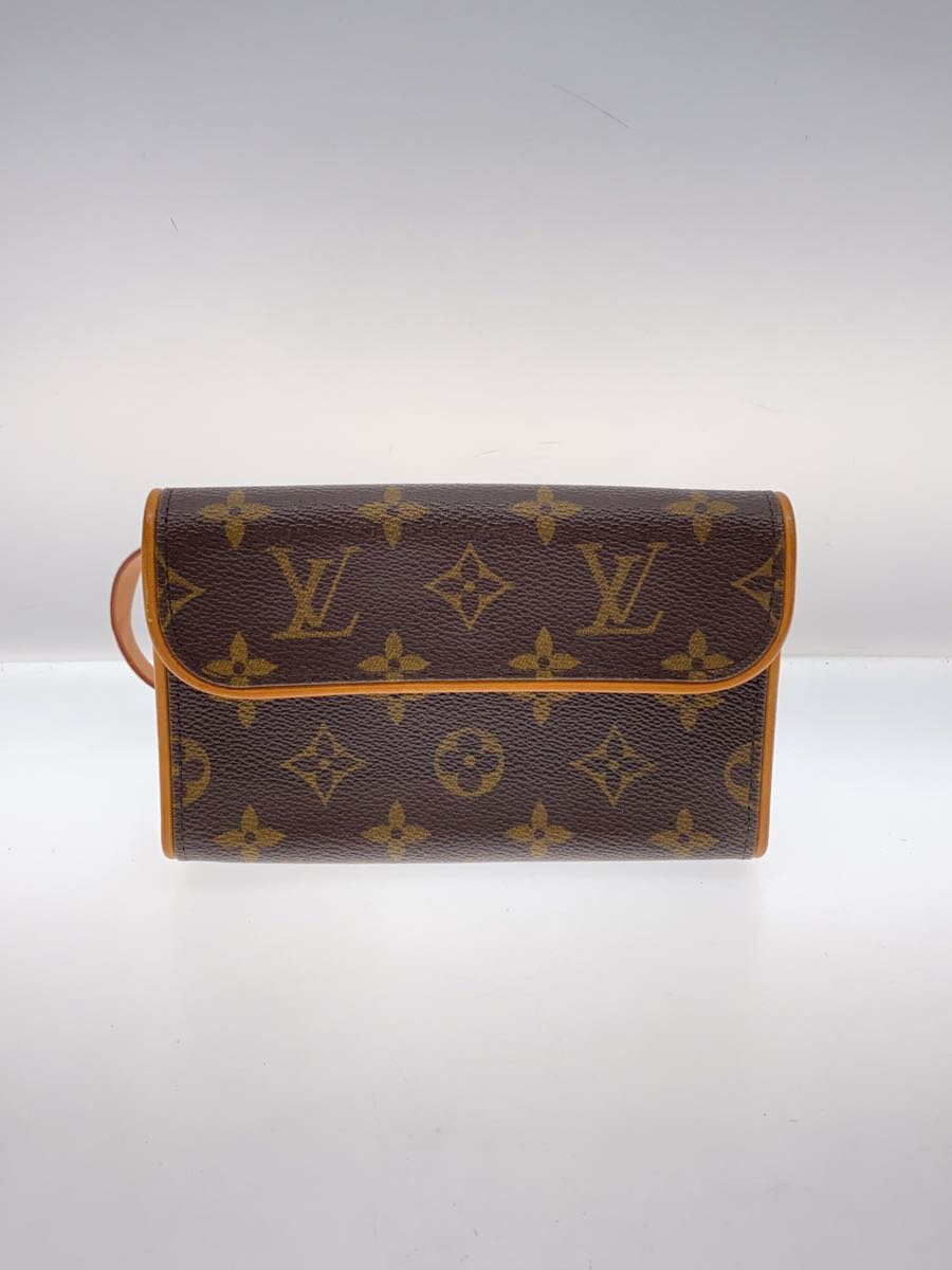 【中古】LOUIS VUITTON◆ポシェット・フロランティーヌ_モノグラム/酉の方角御徒面子/--/BRW/モノグラム//【御徒面子】