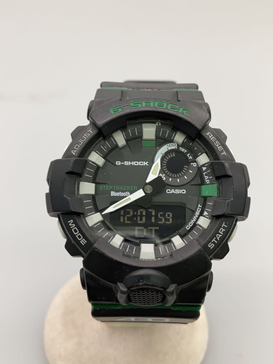 【中古】CASIO◆石英ウオッチ・G-SHOCK/デジアナ/BLK【服飾雑貨他】