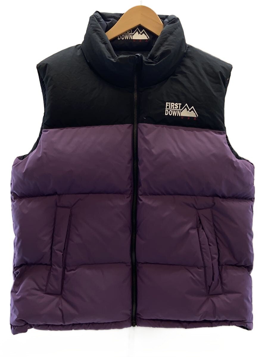 【中古】FIRST DOWN◆ダウンベスト/XL/ポリエステル/PUP/F142501【メンズウェア】｜2ｎｄ STREET 店