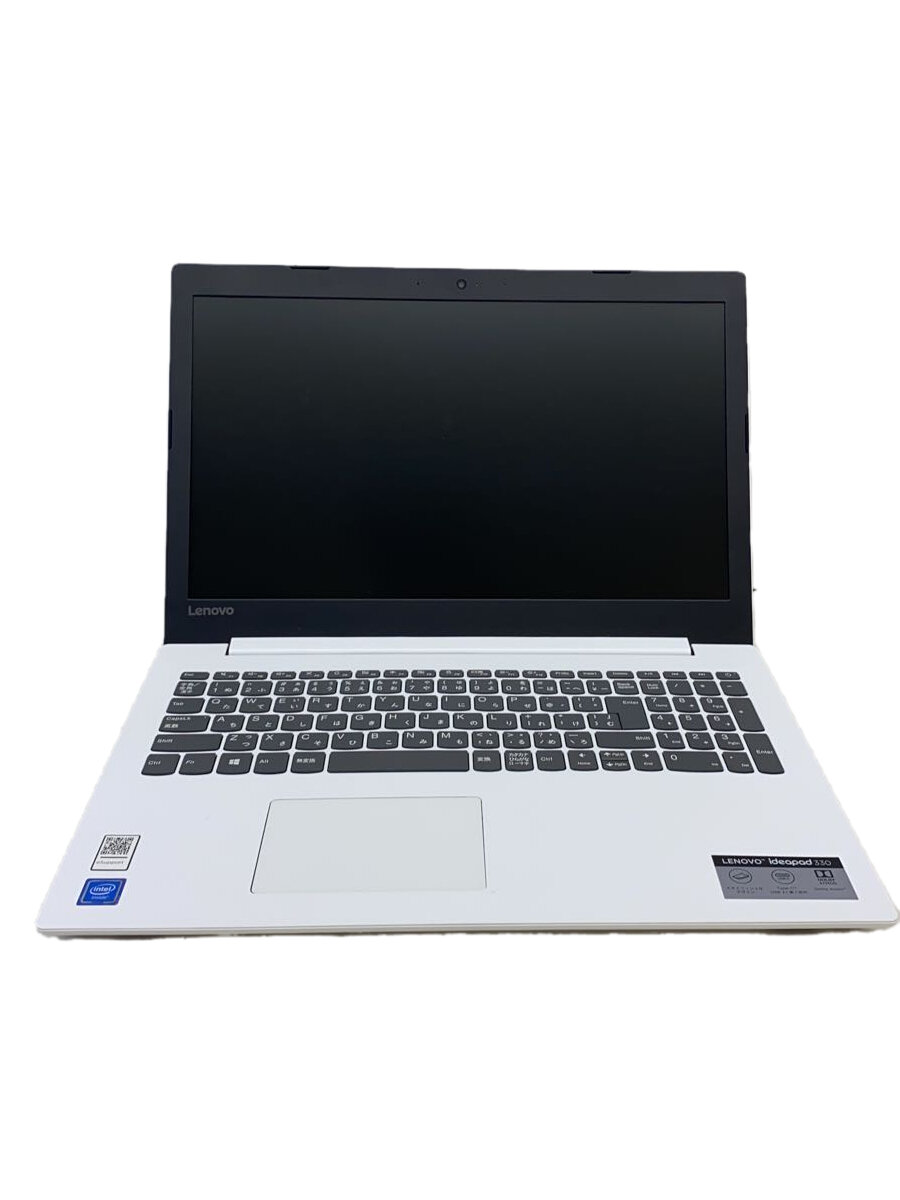 【中古】Lenovo◆ノートパソコン Ideapad 330 81DE02MSJP [ブリザードホワイト]/Celeron/4GB/H//【パソコン】