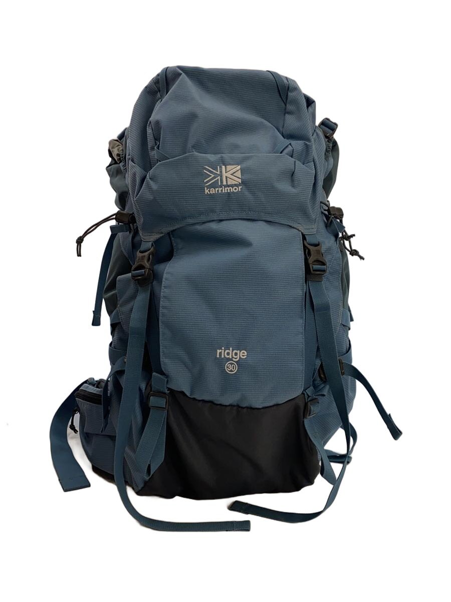 【中古】KARRIMOR◆背嚢/ナイロン/BLU【御徒面子】