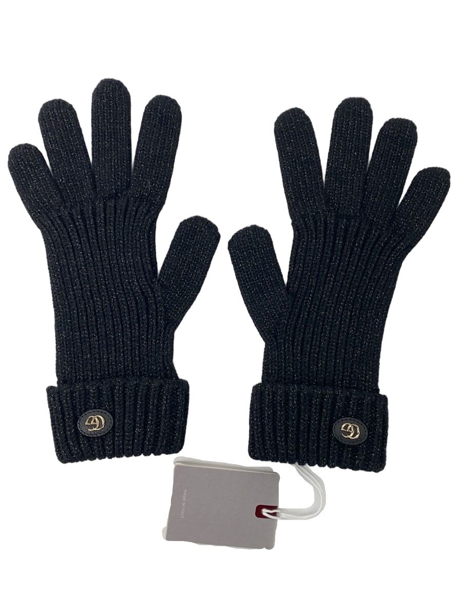 【中古】GUCCI◆24AW/ダブルG/手袋/ウール/BLK/レディース/809180【服飾雑貨他】｜2ｎｄ STREET 店