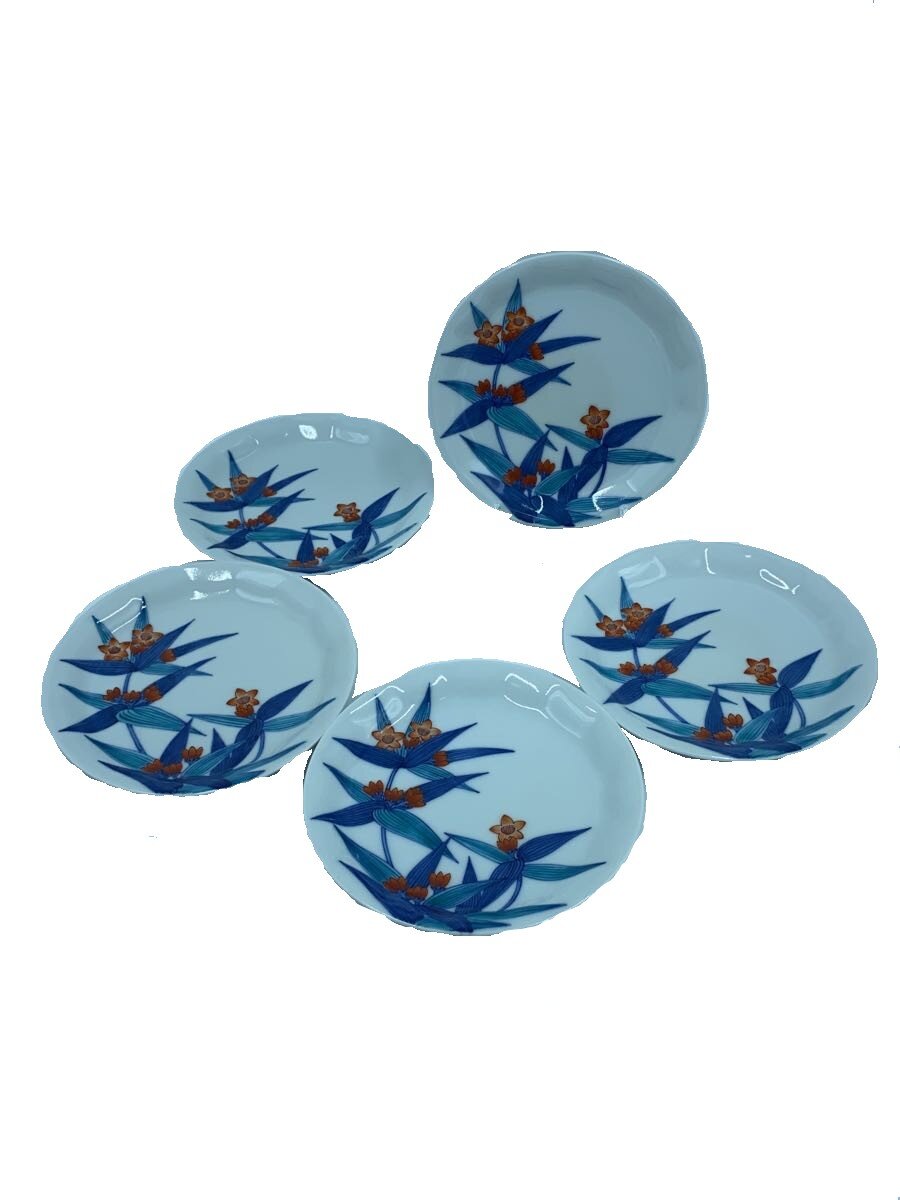【中古】有田焼◆皿/5点セット/WHT/有田焼【キッチン用品】