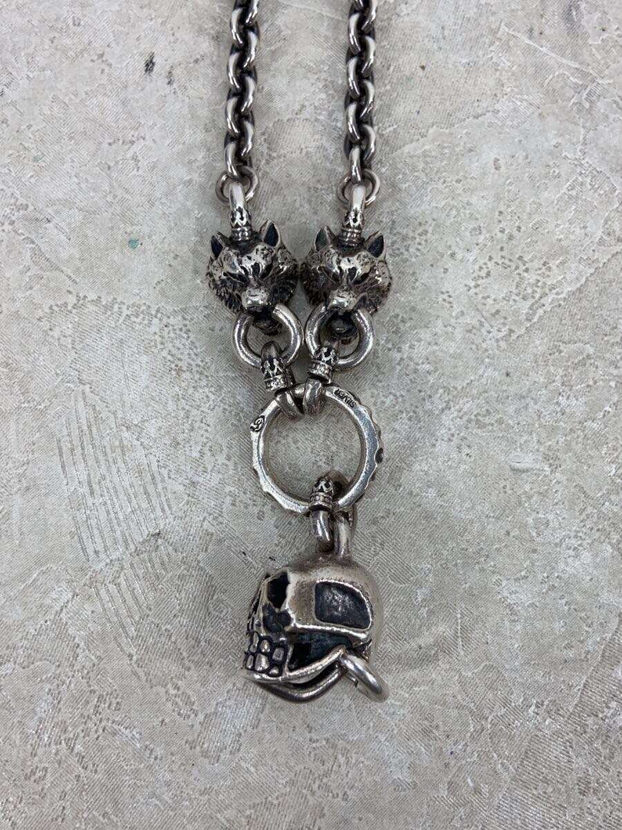 【中古】GOD SIZE◆2WOLF\u0026SKULL/首飾り/--/SLV/とっ始め有/メンズ【服飾雑貨他】