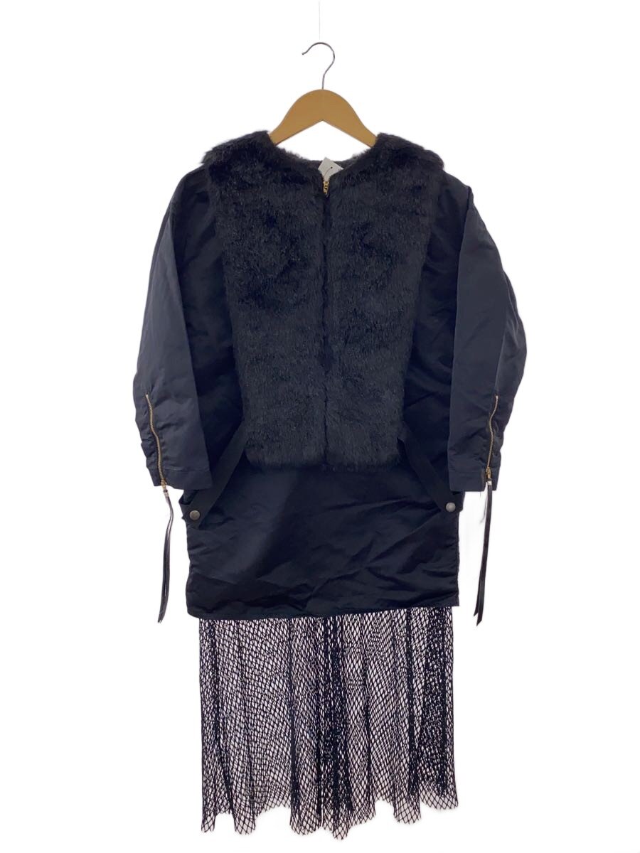 【中古】TOGA PULLA◆ボア/長袖衣装/36/ナイロン/黒いこと/tp62-fh218【レディース御召しもの】