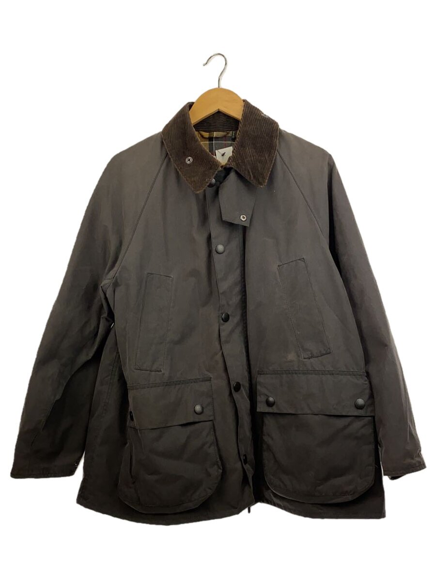 【中古】Barbour◆上衣/36/綿織物/GRY/無地/2102396【メンズウェア】
