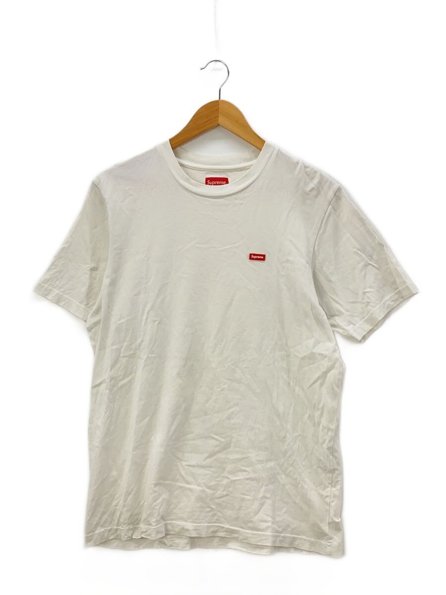 【中古】Supreme◆small box logo/プルオーバー/S/綿織物/WHT/無地//【メンズウェア】