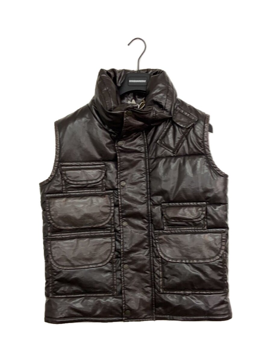 【中古】DSQUARED2◆BROWN Vest with stand collar/42/フェイクレザー/BRW/無地/s71fb0435【メンズウェア】｜2ｎｄ STREET 店