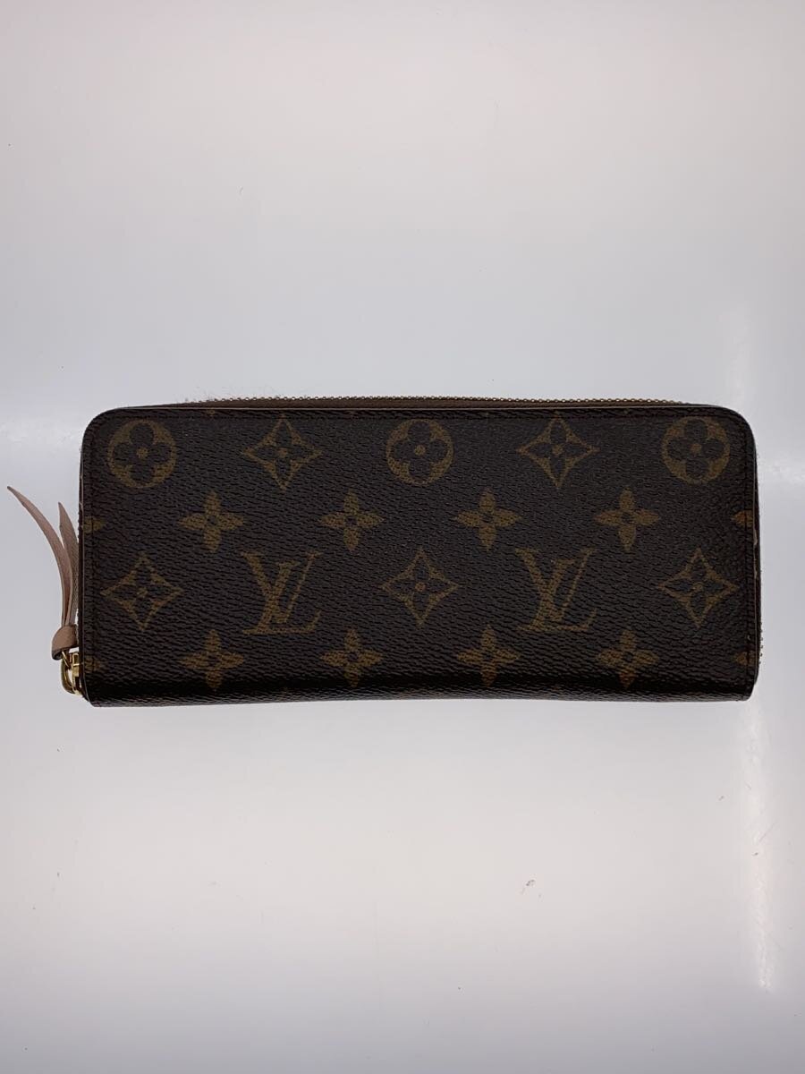 【中古】LOUIS VUITTON◆長財布/レザー/BRW/総柄/レディース/M61298【服飾雑貨他】