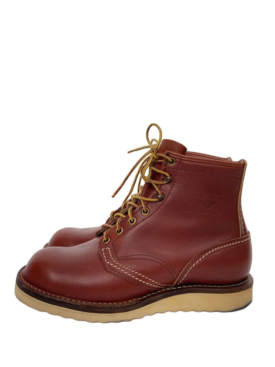 【中古】WESCO◆ブーツ/US7/BRW/なめし革/96年製/旧ロゴタイプ///【シューズ】