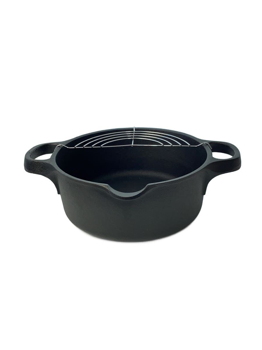 【中古】南部盛栄堂(OIGEN)◆鍋/BLK/天ぷら鍋/20cm【キッチン用品】