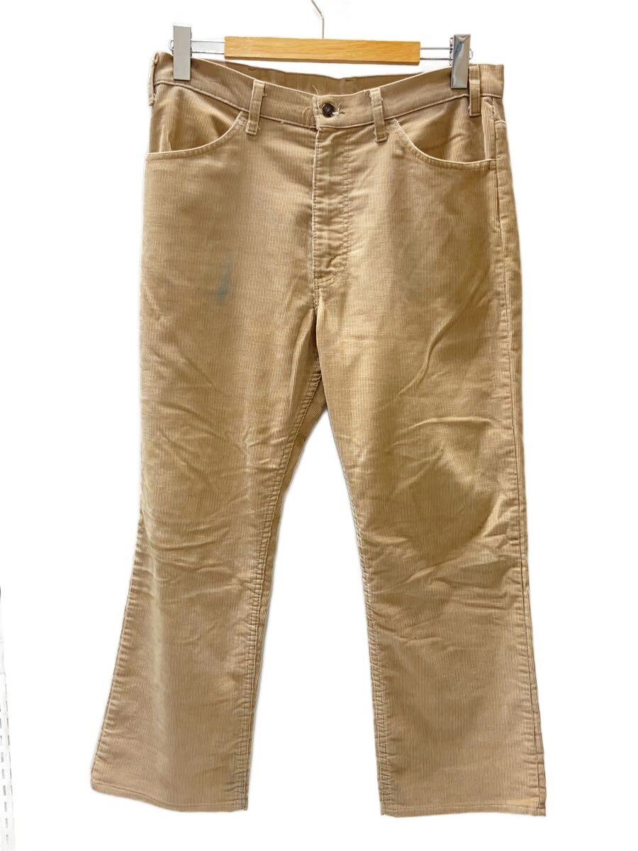 【中古】Levi’s◆下つ方/36/綿織物/BEG/無地/519/80s/usa製【メンズウェア】