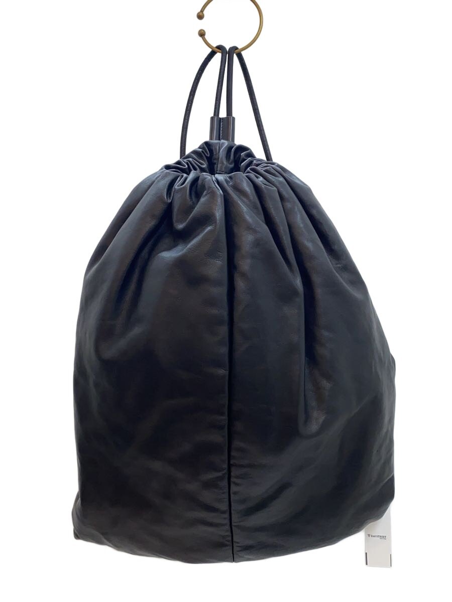 【中古】THE ROW◆Puffy Backpack Black/背嚢/なめし革/黒いこと【御徒面子】