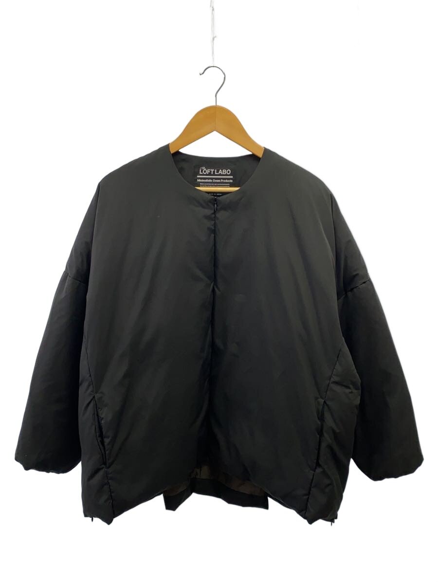 【中古】THE LOFT LABO◆ノーカラー オーバー ダウンジャケット/1/ポリエステル/BLK/TL21FJK55【メンズウェア】|2nd STREET 店