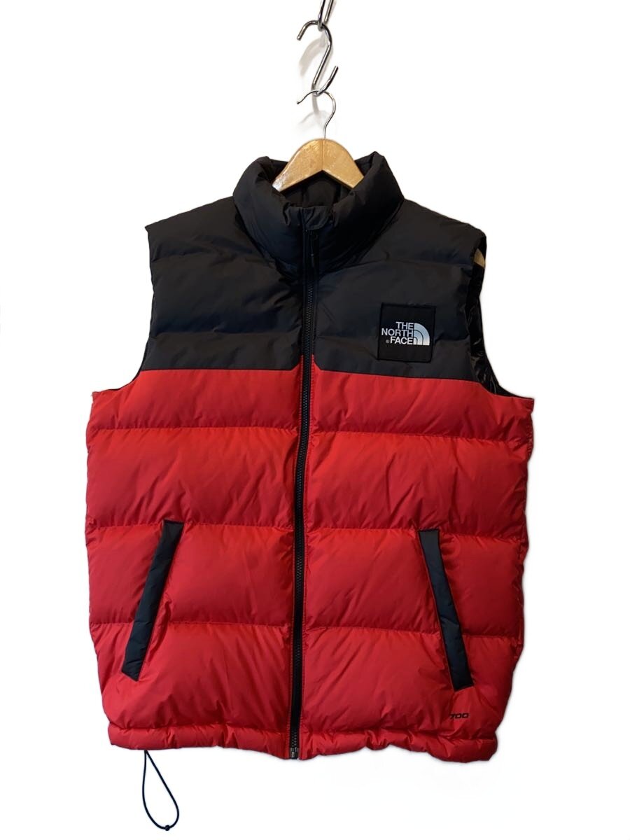 【中古】THE NORTH FACE◆落ちこむより良い/M/ナイロン/RED/無地/721221【メンズウェア】