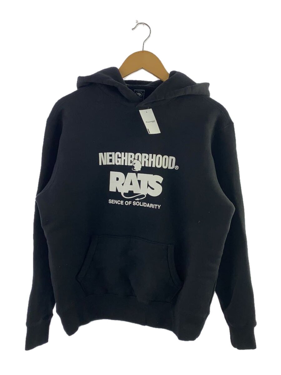 【中古】RATS◆20周年祝する/パーカー/M/綿織物/BLK/SPC-0104【メンズウェア】