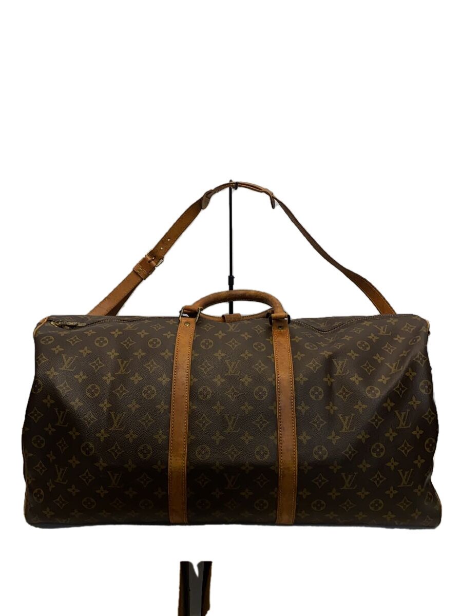 【中古】LOUIS VUITTON◆キーポル・バンドリエール60_モノグラム・帆布_BRW/PVC/BRW【御徒面子】