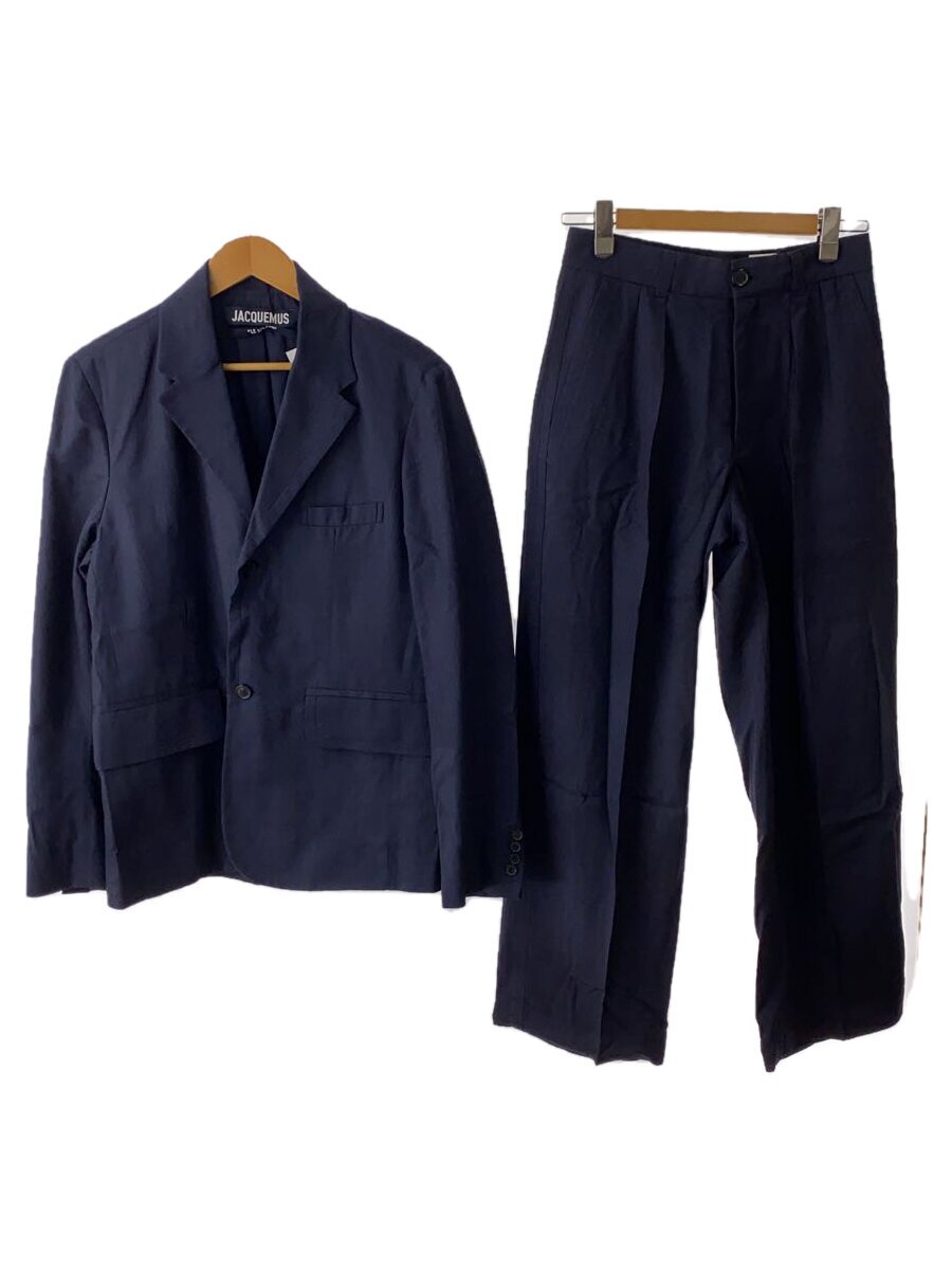 【中古】JACQUEMUS◆セットアップ/44/人絹/NVY【メンズウェア】