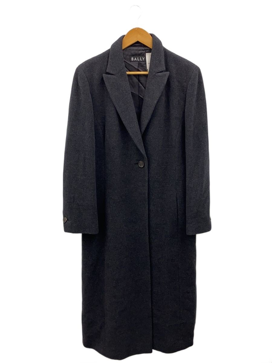 【中古】BALLY◆チェスターコート/40/羊毛/GRY//【レディース御召しもの】