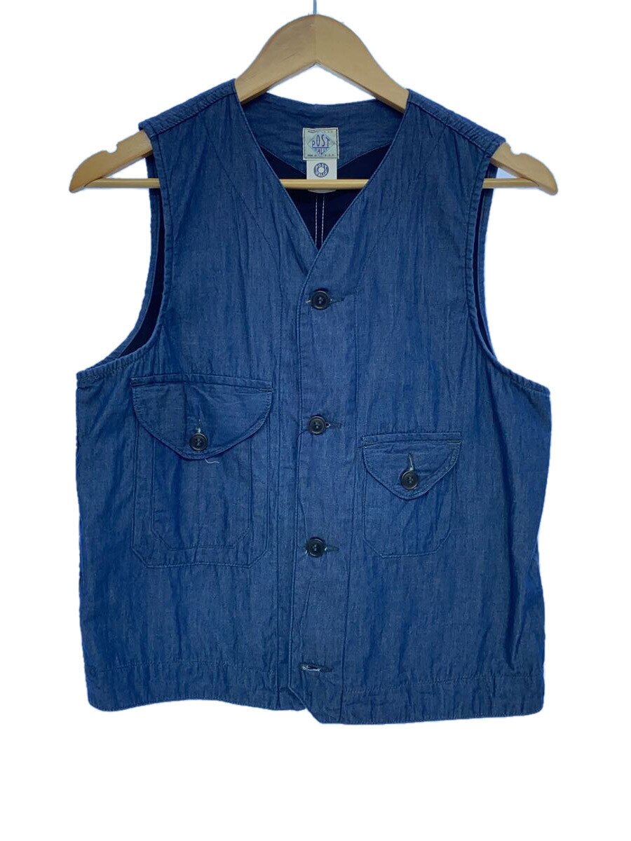 【中古】POST OVERALLS◆ロイヤル旅行家/USA製/より良い/M/綿織物/NVY/無地【メンズウェア】