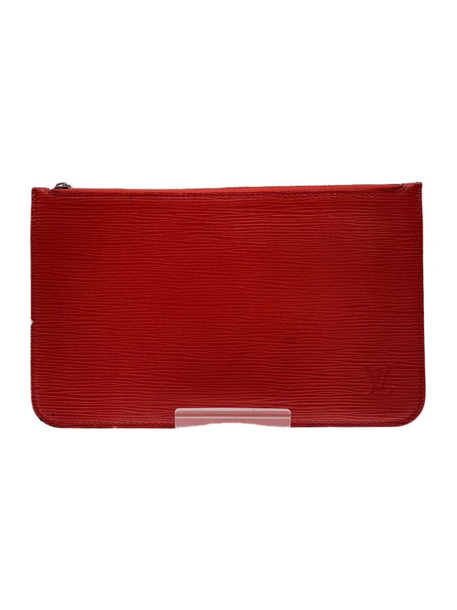 【中古】LOUIS VUITTON◆ポシェット・アクセソワール_エピ_RED/なめし革/RED【御徒面子】