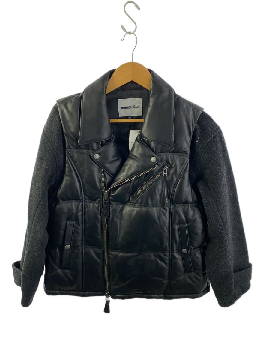 【中古】AVIREX◆レザージャケット・ブルゾン/M/レザー/BLK/6211014【メンズウェア】｜2ｎｄ STREET 店 18,691円
