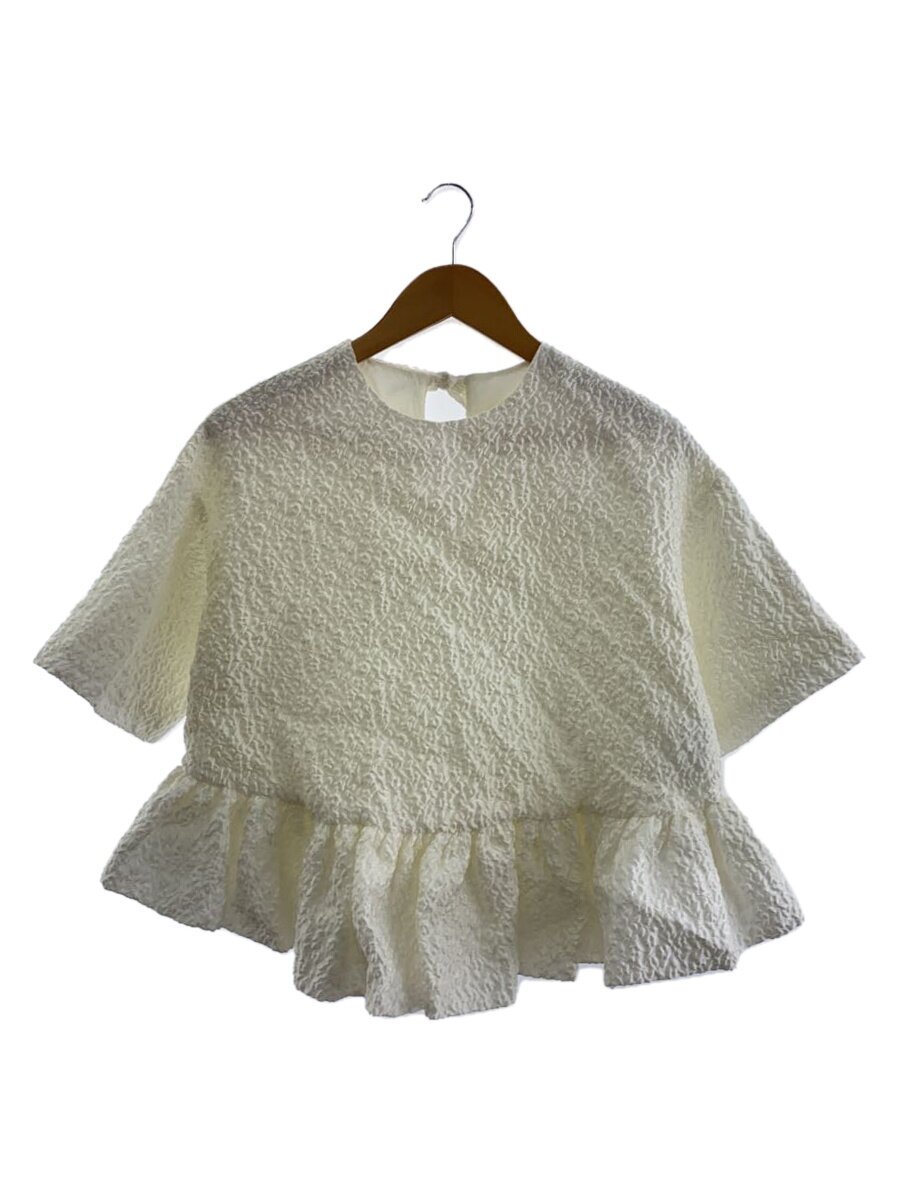 【中古】Gypsohila◆半袖トップ/ Flower Gloss Tee/GPS-540/FREE/ポリエステル/WHT【レディース御召しもの】