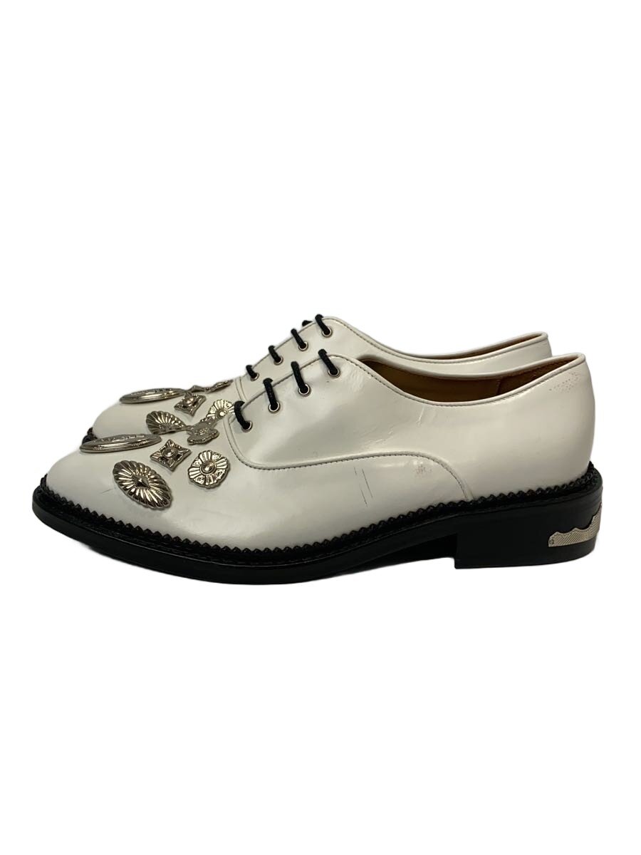 【中古】TOGA PULLA◆御召しものシューズ/--/WHT/なめし革【シューズ】