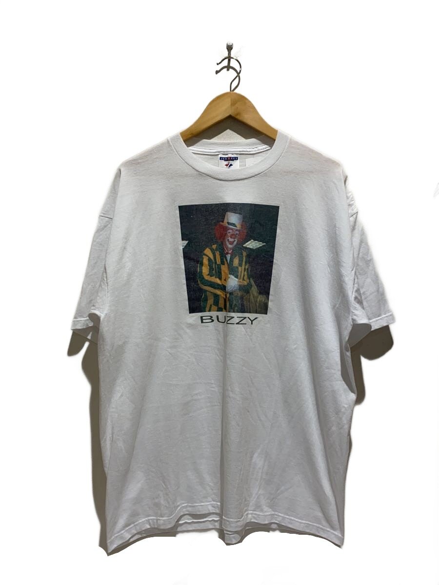 【中古】JERZEES◆90s/USA製/BUZZY/刷り上げるプルオーバー/XL/綿織物/白いこと//【メンズウェア】