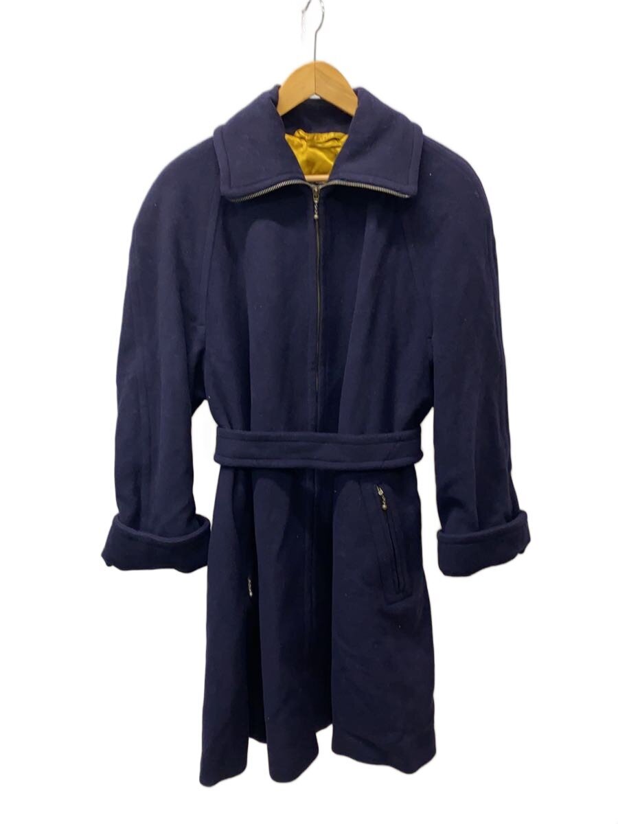 【中古】BURBERRYS◆厚地の外套/--/羊毛/NVY【レディース御召しもの】