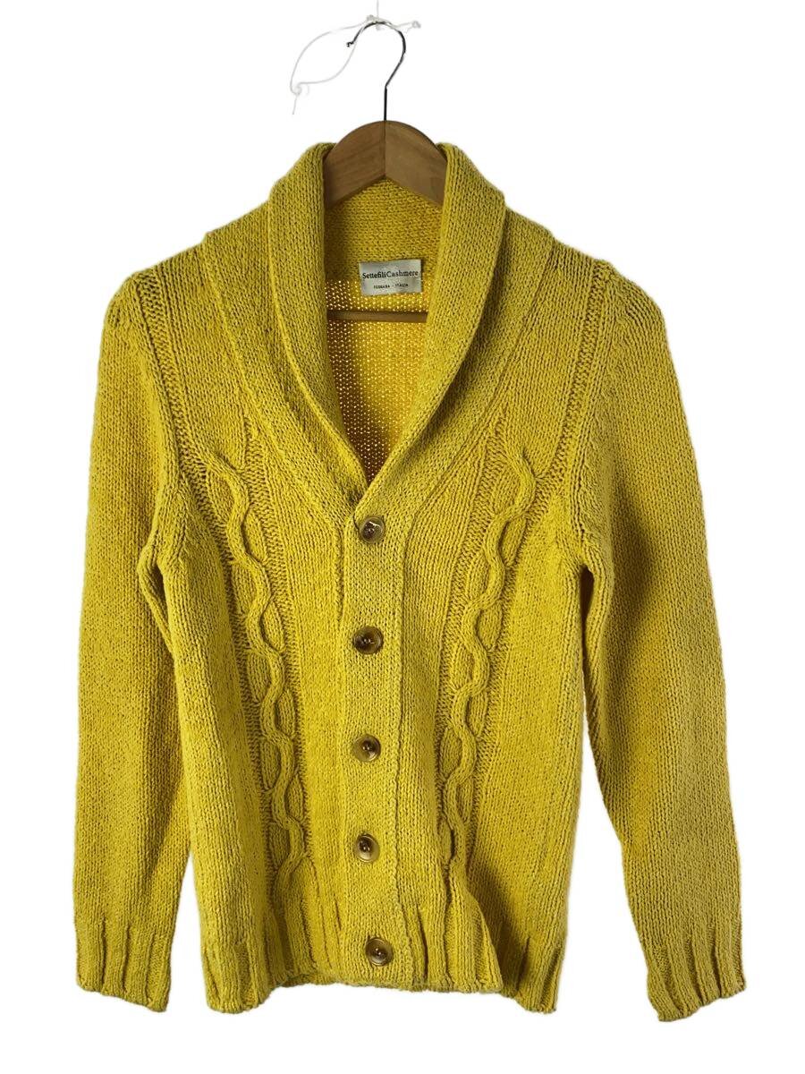 【中古】Settefili Cashmere◆ジレー(朦々たる)/44/綿織物/YLW【メンズウェア】