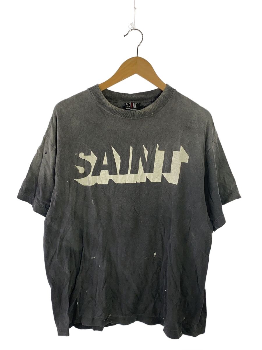 【中古】SAINT MICHAEL◆プルオーバー/M/綿織物/GRY/SM-HR1-0000-008【メンズウェア】