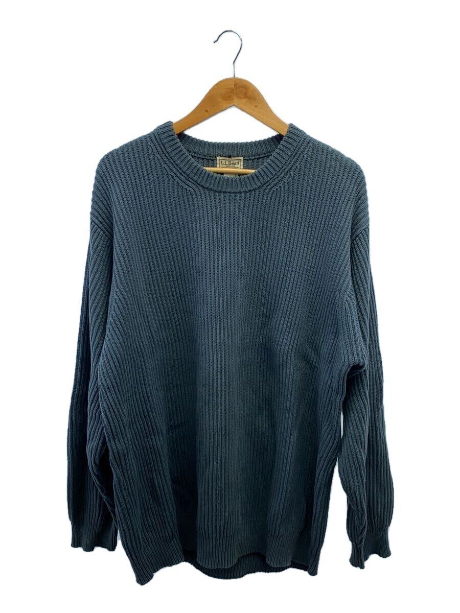 【中古】L.L.Bean◆90S/オーバーサイズ/ニット・セーター(厚手)/XL/コットン/GRY/グレー/無地//【メンズウェア】｜2ｎｄ STREET 店