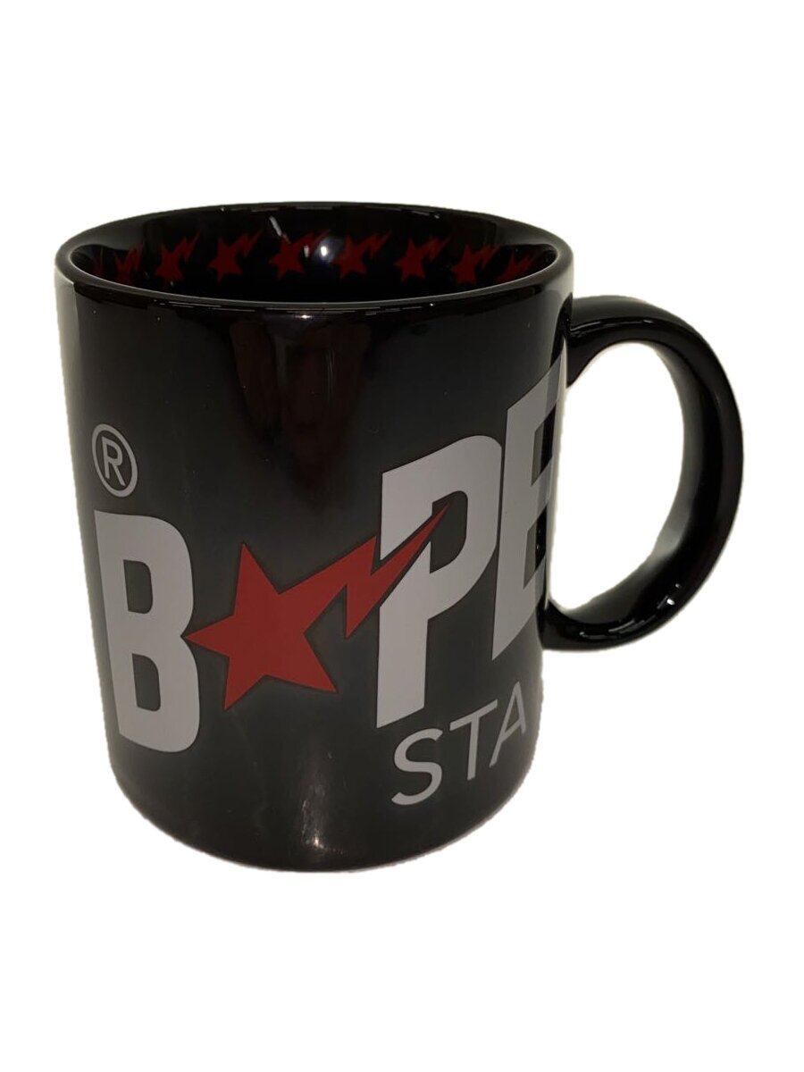【中古】A BATHING APE◆グラス/BLK【キッチン用品】